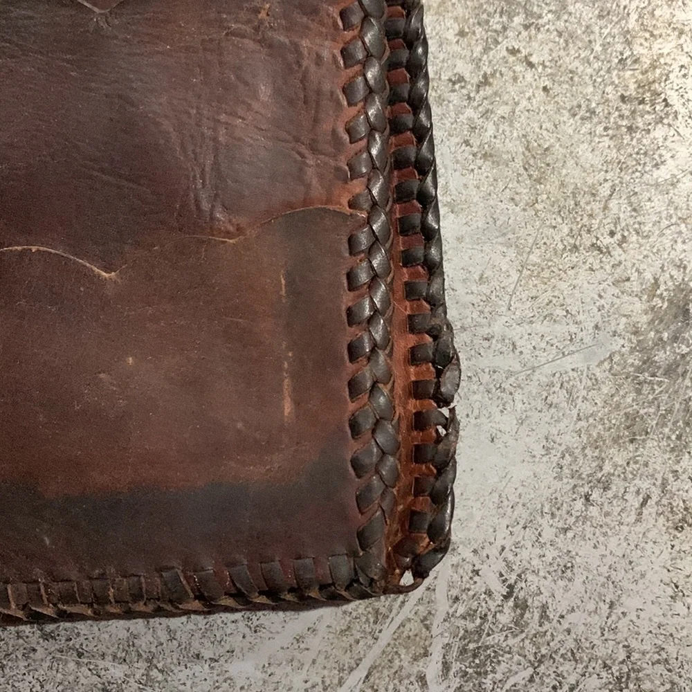 Vintage brown leather